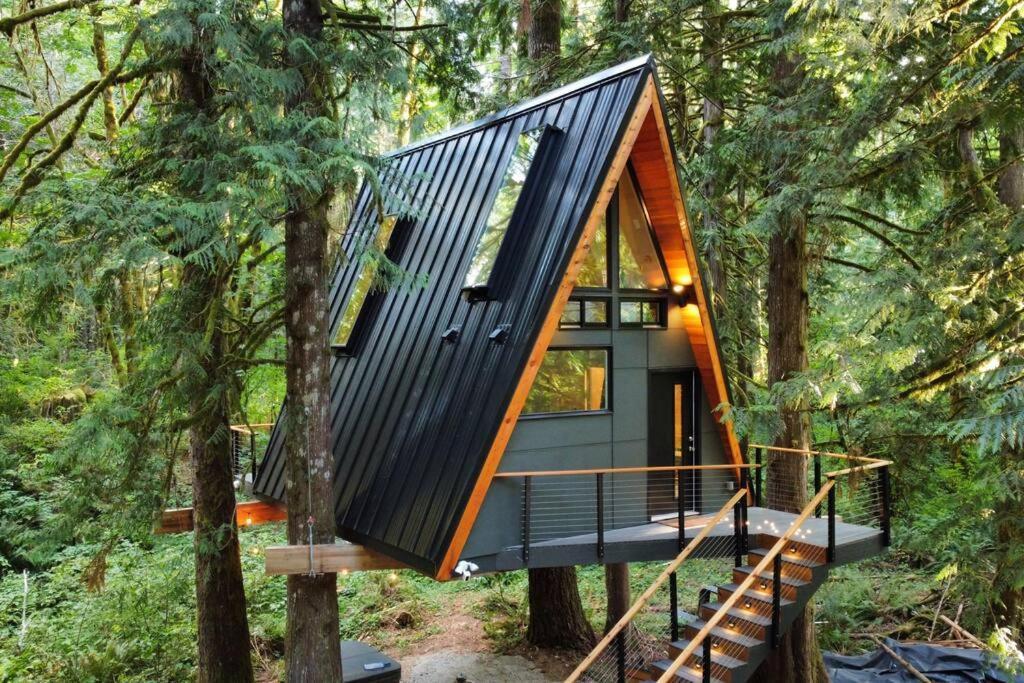 The Treeframe Cabin Index Exterior photo